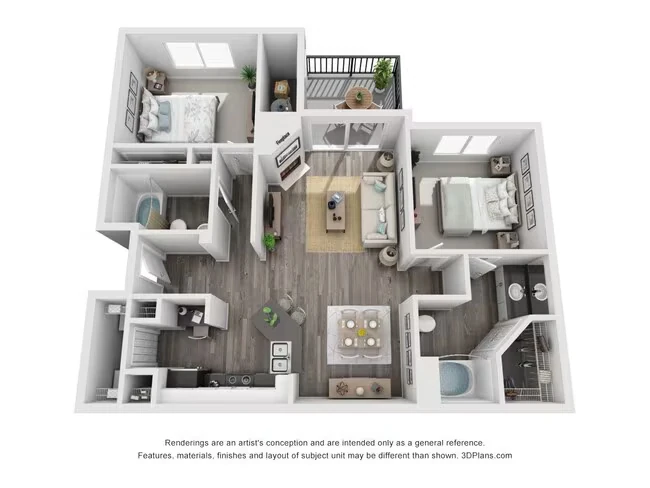 Unit H-305 H-305 floor plan